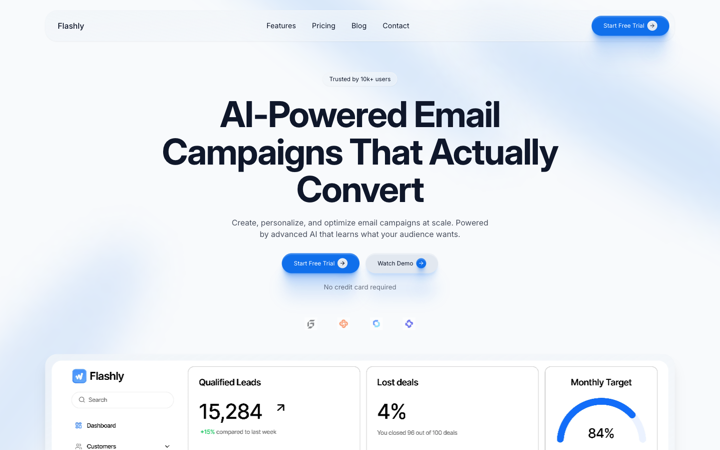 AI Email Platform template