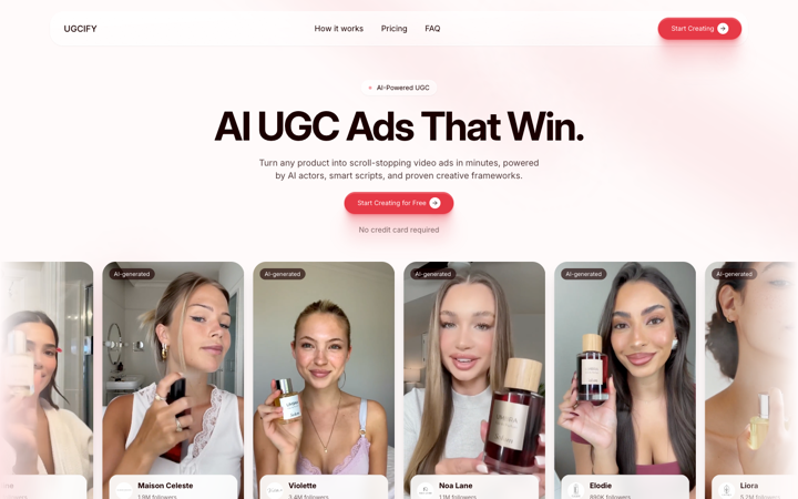 AI UGC Creator template