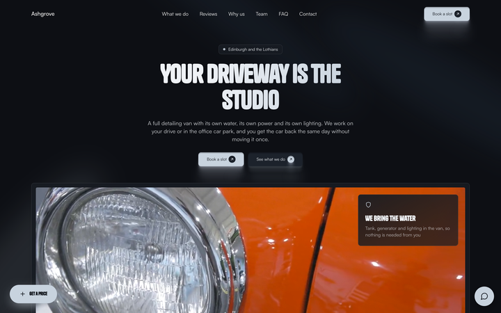 Ashgrove Detailing template
