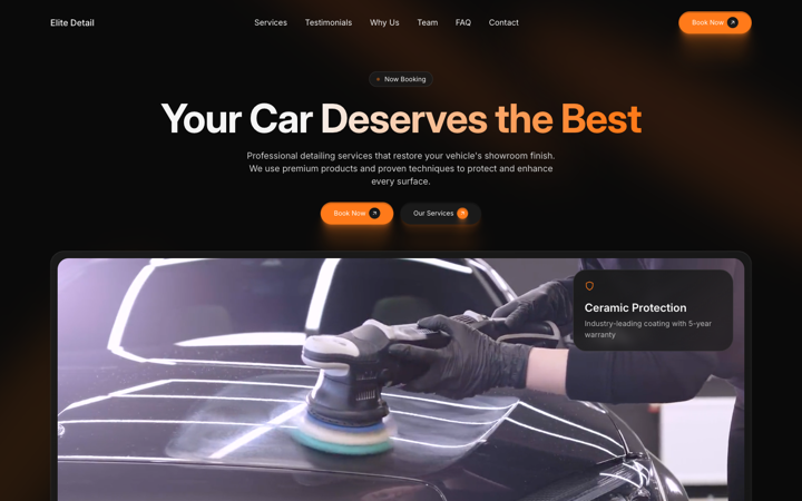 Auto Detailing template