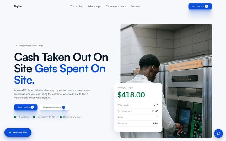 Bayline ATM template