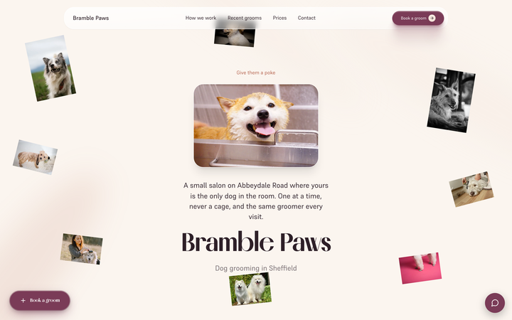 Bramble Paws template