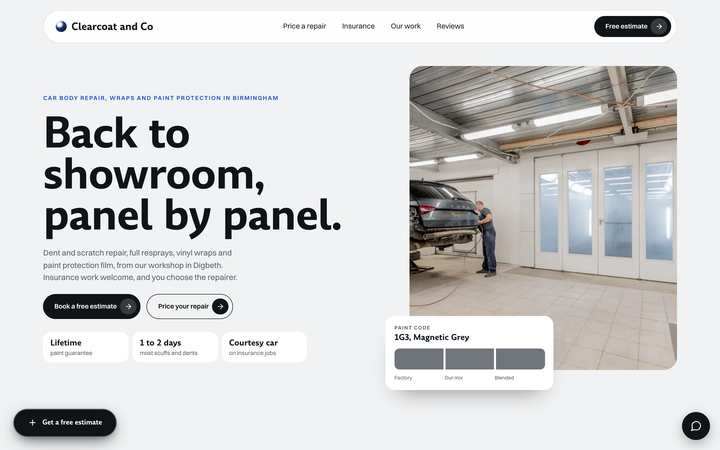 Clearcoat and Co template