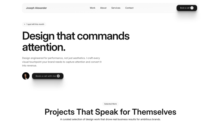 Creative Portfolio template