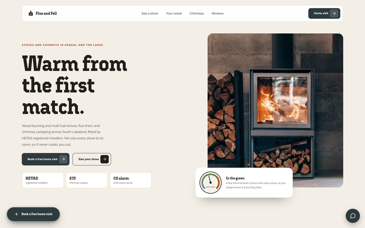 Flue and Fell template