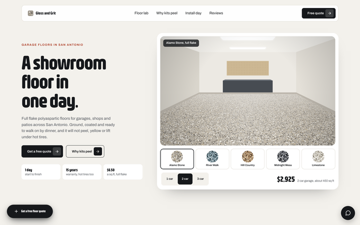 Gloss and Grit template
