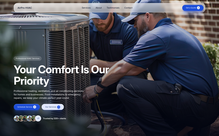 HVAC Management template