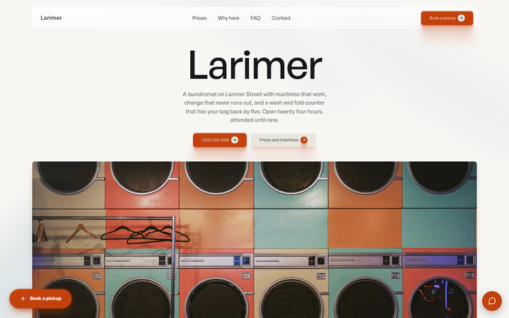 Larimer Laundry template