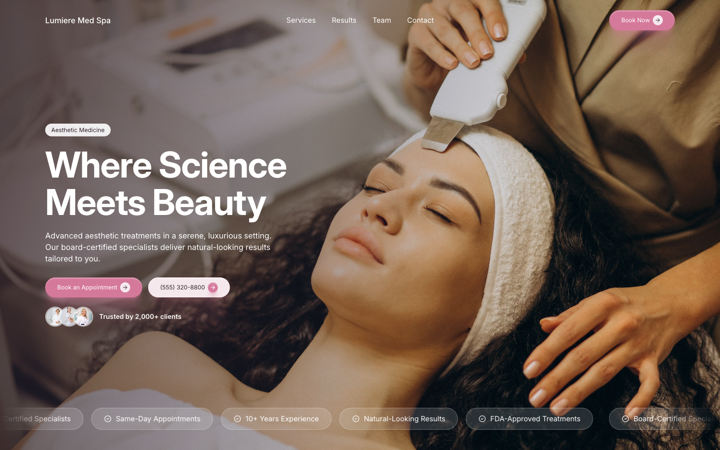 Med Spa template