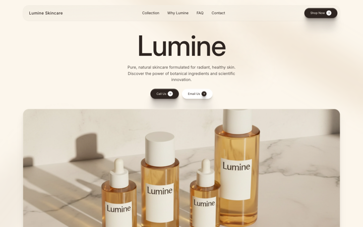Natural Skincare template