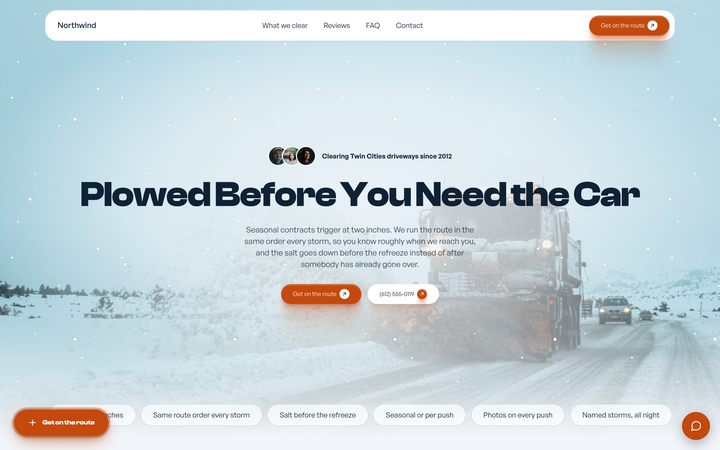 Northwind Snow template