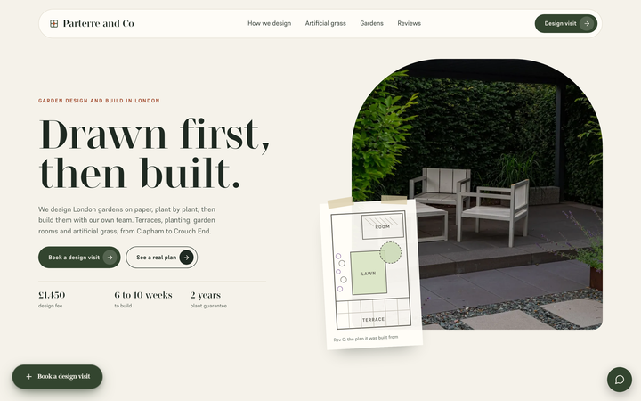 Parterre and Co template