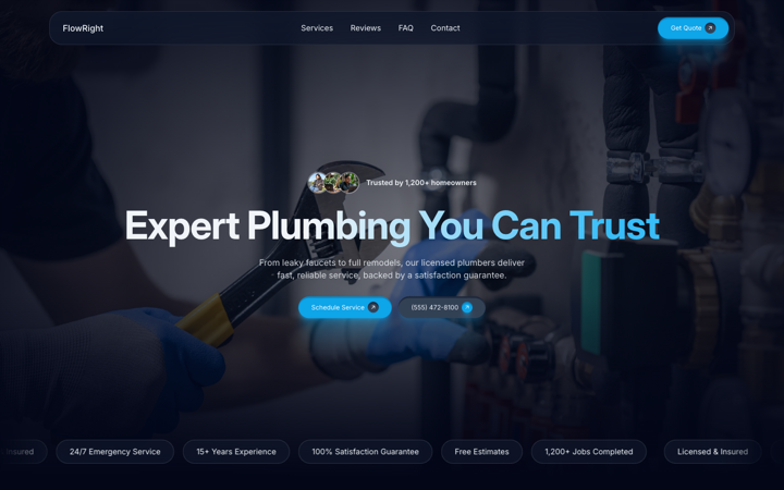 Plumbing Services template