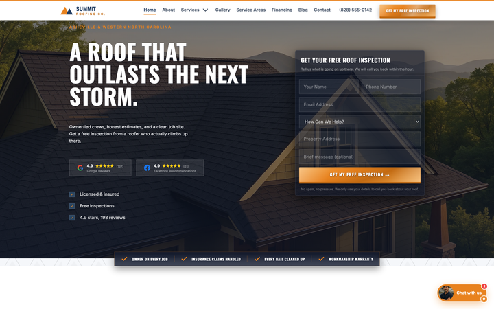 Summit Roofing Co. template