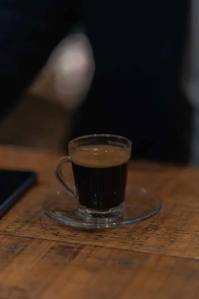 Espresso in a glass