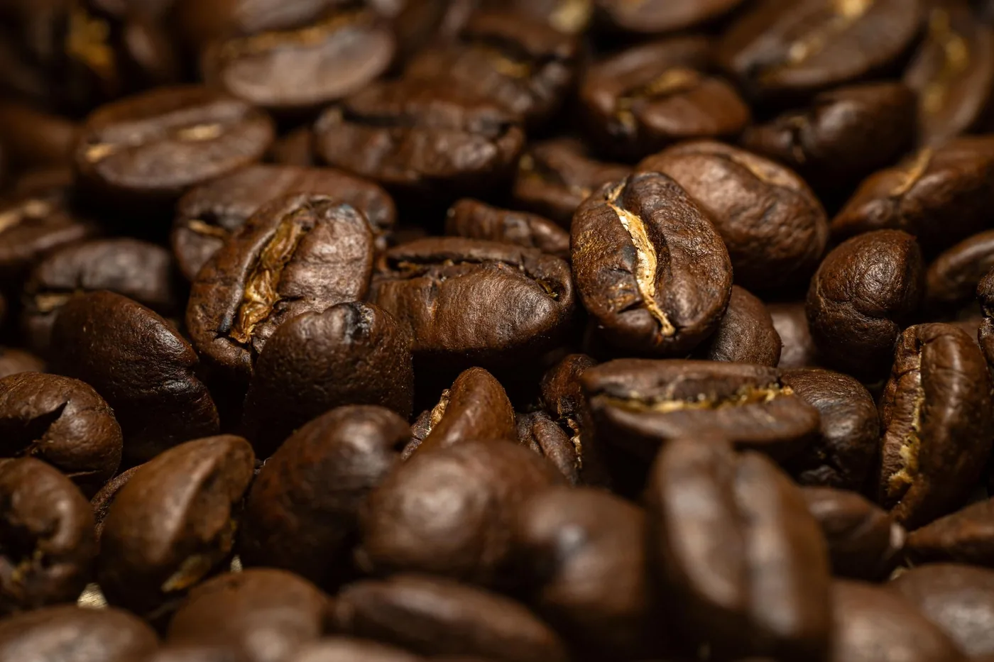Roasted coffee beans