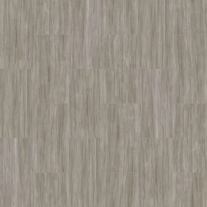 A weathered grey vinyl plank sample