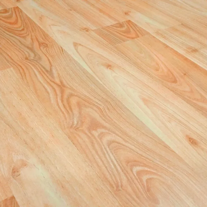 A white oak sample, wire brushed