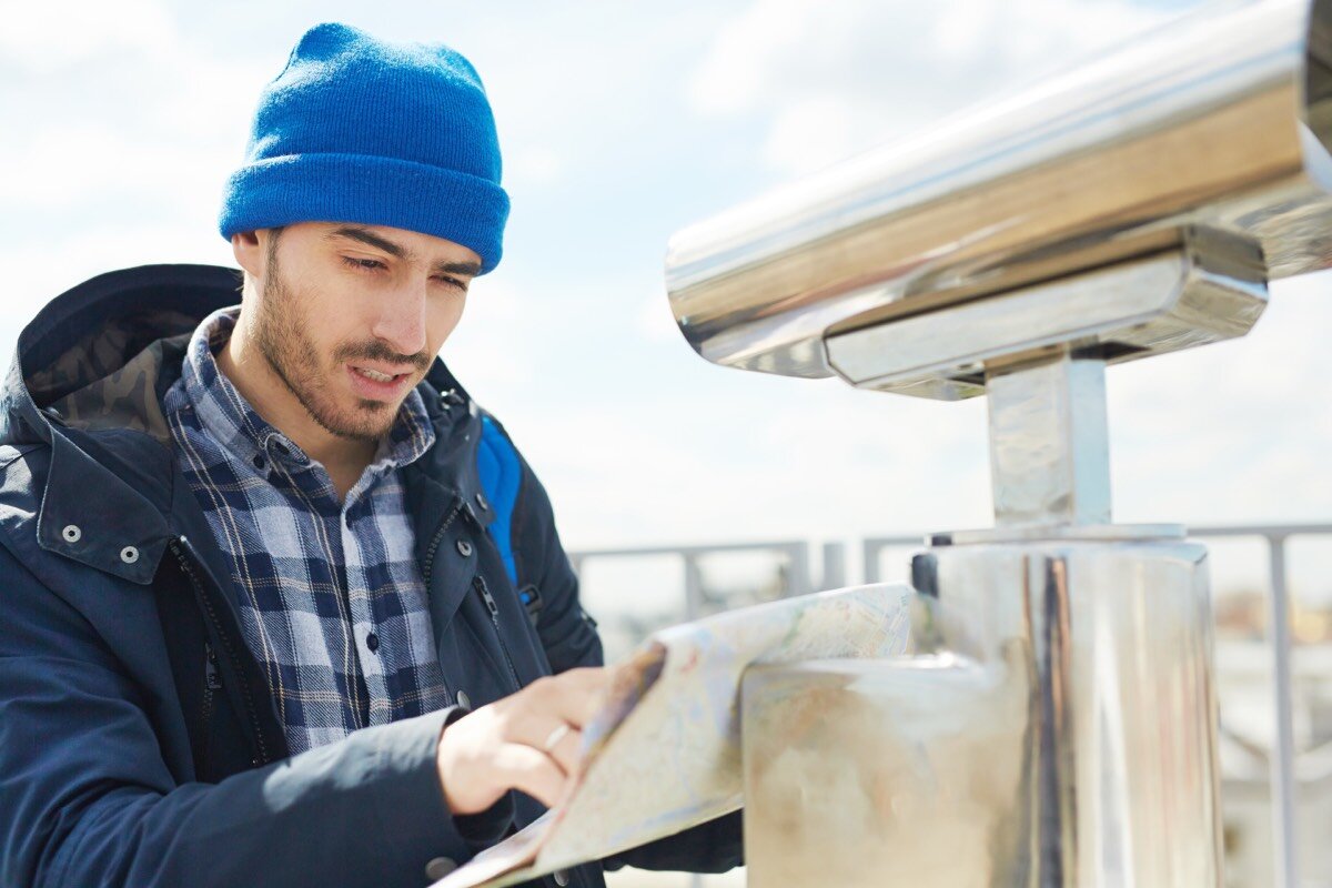 Technician completing a system inspection report