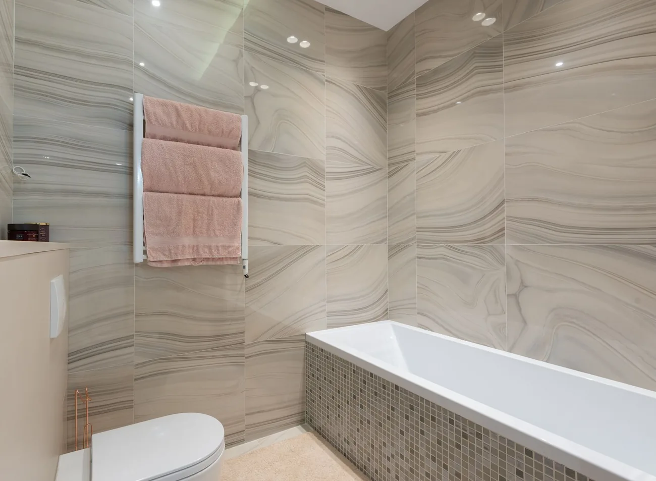 An en suite refreshed without ripping it out