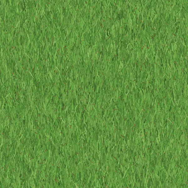 Close up of a medium length artificial grass with a few brown fibres