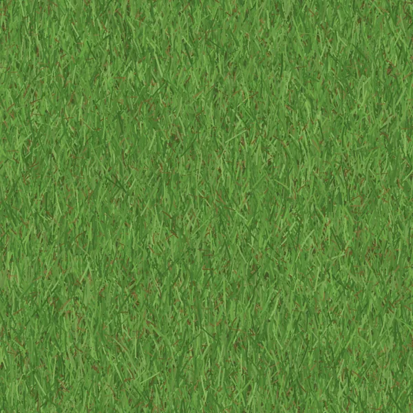 Close up of a long artificial grass with brown thatch fibres