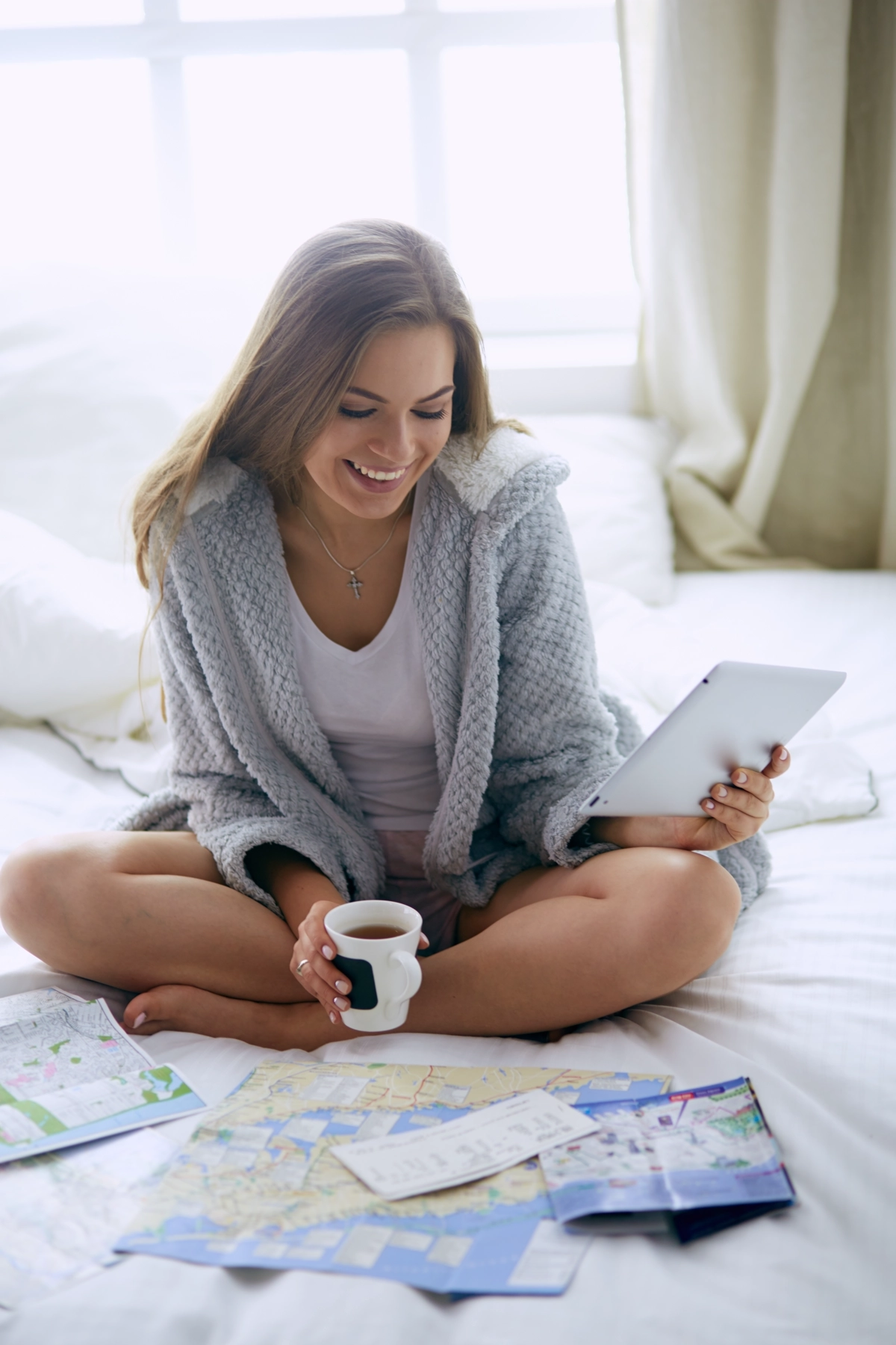 Itinerary preview on a phone